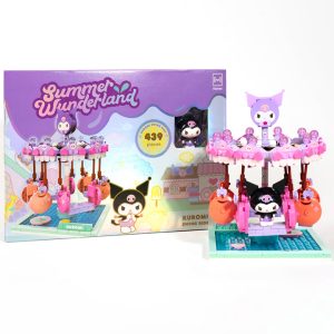 Sanrio Building Blocks Summer Wunderland - Kuromi Swing Ride