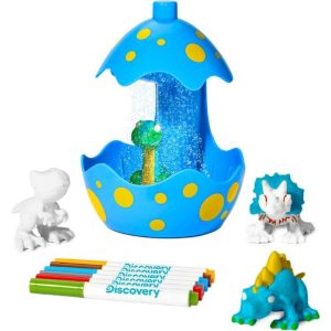 11 Piece Dinosaur Designer Rinse & Recolor Art Set