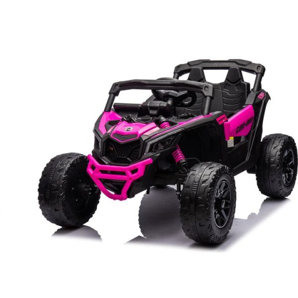 freddo-outdoor-24v-can-am-maverick-1-seater-utv-ride-on-pink-31761640194135_720x-5
