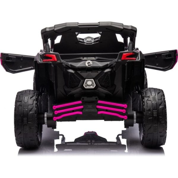 freddo-outdoor-24v-can-am-maverick-1-seater-utv-ride-on-pink-31761641341015_720x