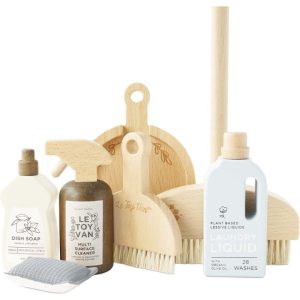 7 Piece Eco-friendly Wooden Cleaning Set