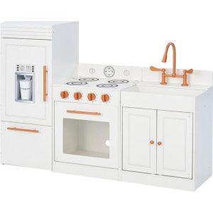 Little Chef Paris Complete Kitchen Playset - White/Rose Gold